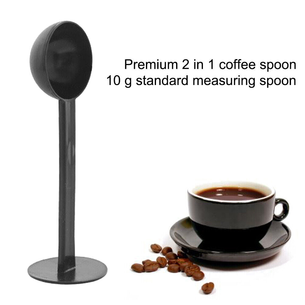 2 in 1 Coffee Spoon Dual-use Bean Powder Scoop 10g Plastic Measuring Spoon