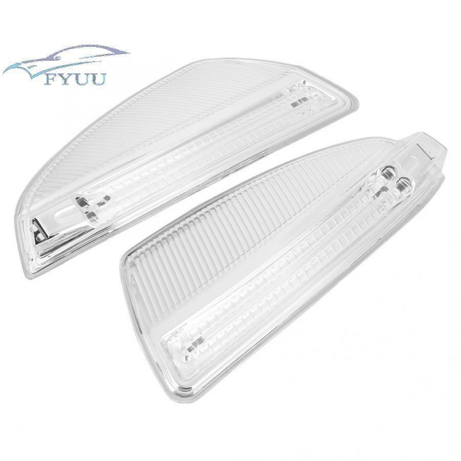 2PCS 56mm*170mm White Plastic Yellow LED Auto Turn Signal Lamp For Mercedes W164
