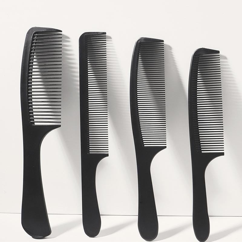 4pcs Professional Carbon Comb Anti-static Hairdressing Stylist Hair Cutting Tool