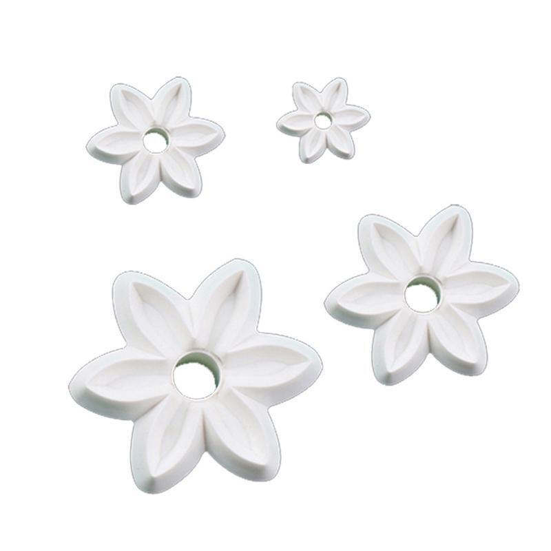 Fondant Molds Cake Decor Tool Flowers Shaped for Children Biscuit Baking Gadgets