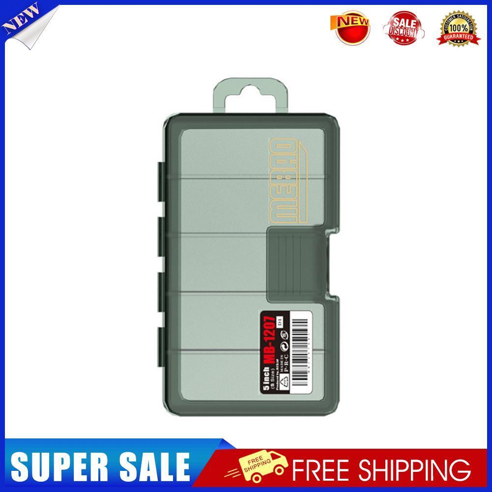 Fishing Hooks Lures Bait Storage Box Fishing Tackle Container Case (S)