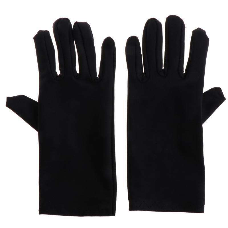 Black Gloves Jewelry Gloves Women ? Men Work Gloves for Dry Hands Drawing Gloves