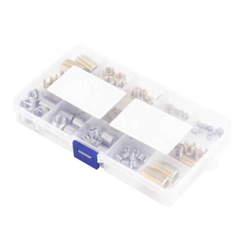 Corbon Steel Self Tapping Thread Slotted Thread Repair Tool Thread Inserts Kit