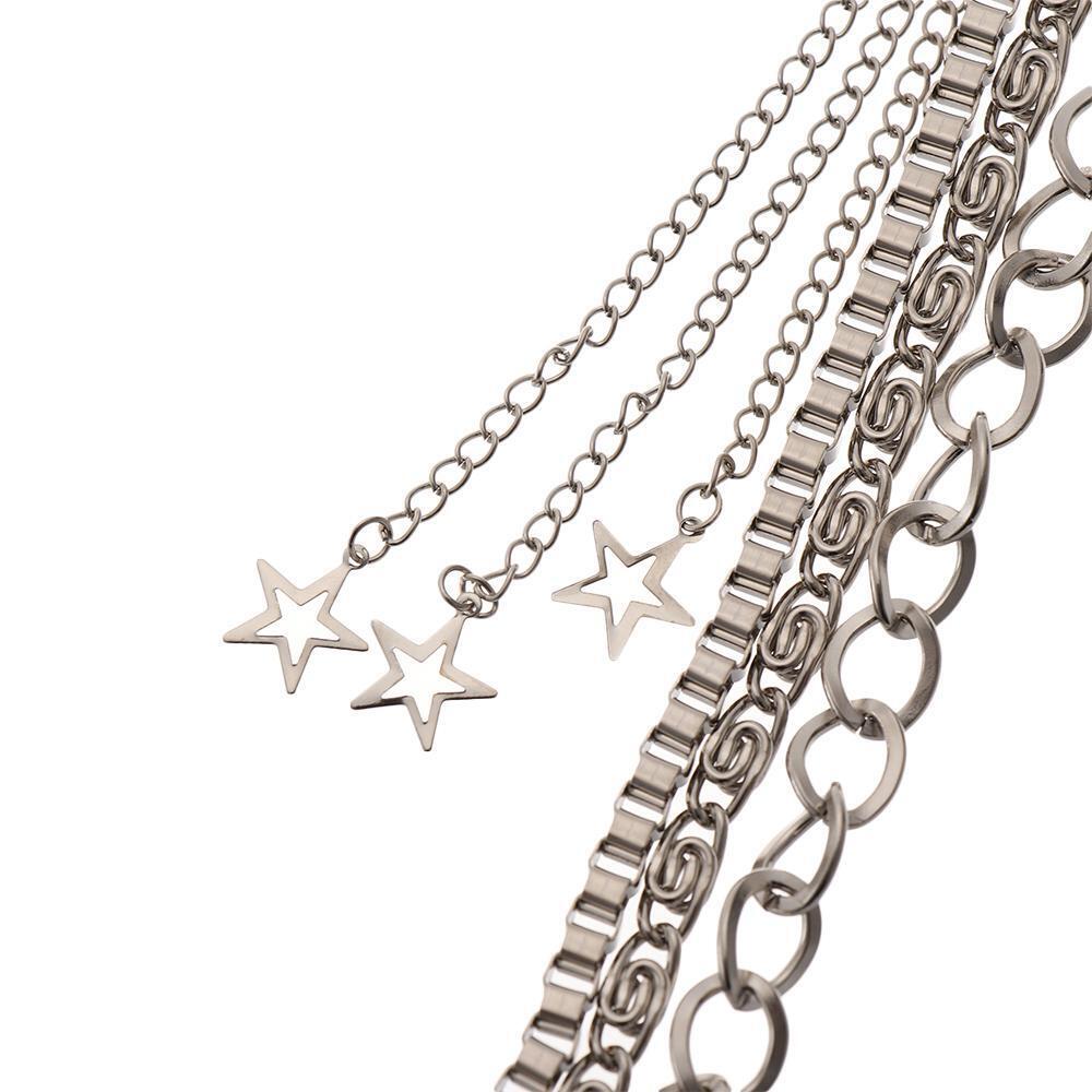 Hip-hop Jeans Chain Rivet Gothic Star Tassel Wallet Chain Rock Pants KeyChain