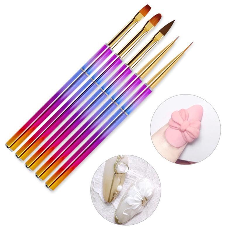 5pcs Makeup Brushes Tool Set Cosmetic Powder Eye Shadow Foundation Blush