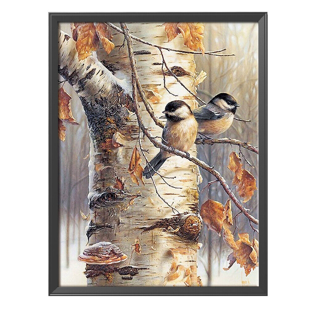 Tree Bird Counted Cross Stitch Embroidery Kit 14CT Needlework (VS-0048)