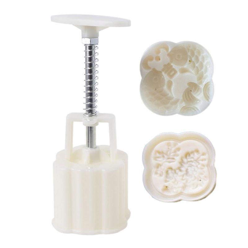 Ruyi Carp Shape Pastry Stamp Mid-Autumn Festival Mooncake Stamps for DIY Baking