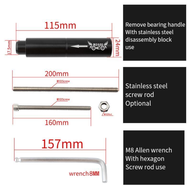 Bicycle Bottom Bracket Install Removal Tool MTB Road Bottom Holder Remover Kit
