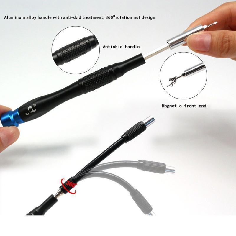 128 in 1 Precision Screwdriver Set Professional Magnetic Repair Tool Kit w/ Case