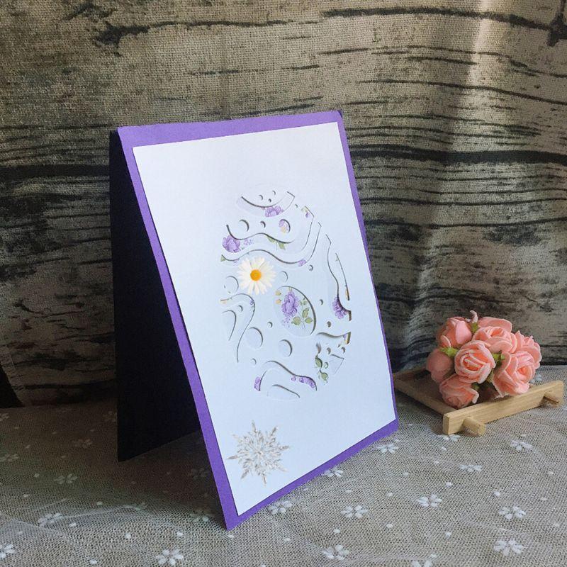 Easter Egg Metal Cutting Dies Stencil Scrapbooking DIY Album Stamp Paper Emboss