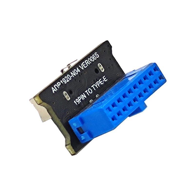 USB 3.0 Front 19PIN to 3.1 Type-C Front Panel Header Type-E Adapter 20 to 19 Pin