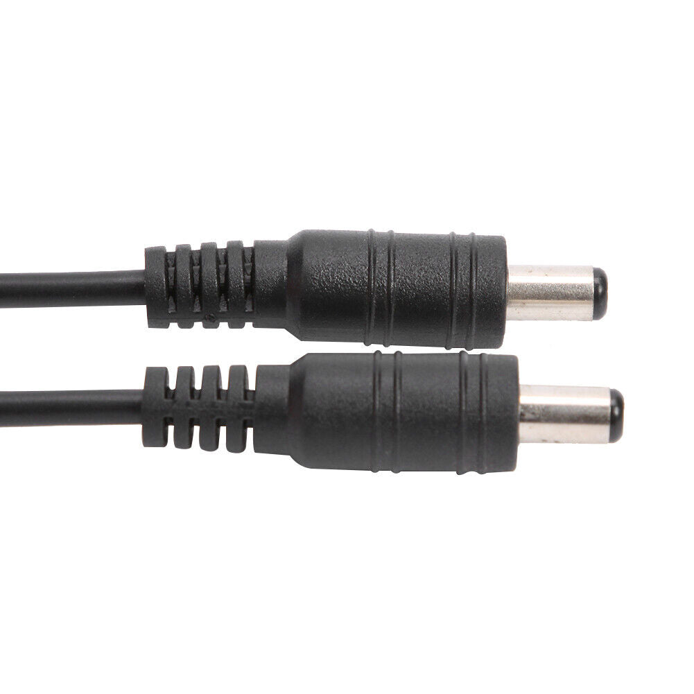 2.1x5.5mm 1 Female to 2 Male DC Power Splitter Plug Cable for CCTV Camera