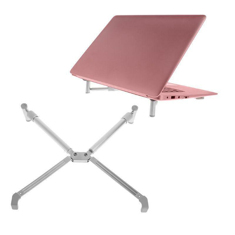 Ergonomic Laptop Cooling X-Stand Folding Portable Aluminium For Laptop 12-17 in