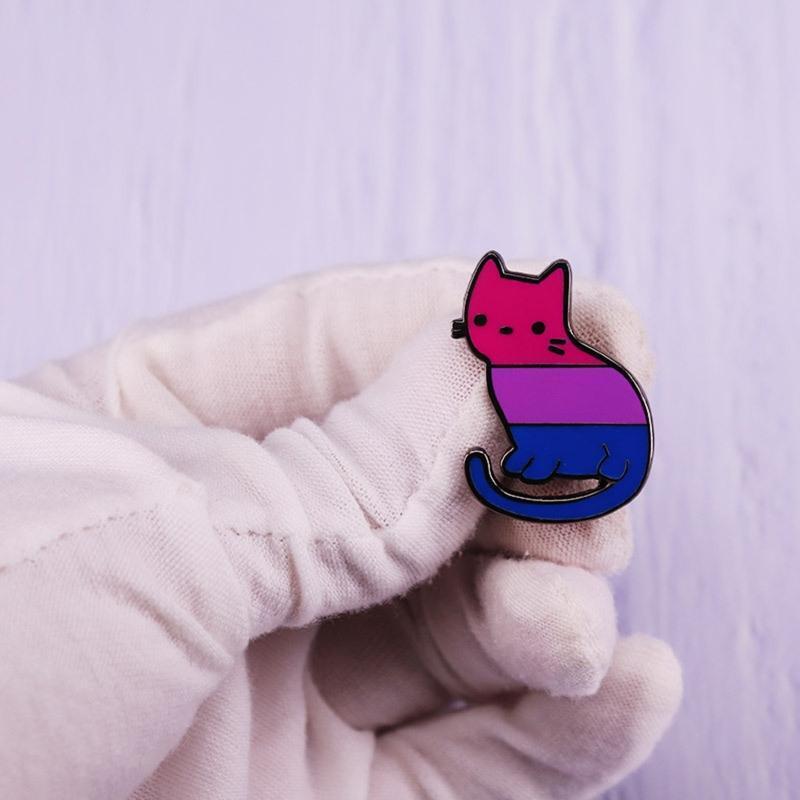 Cat Enamel Brooch Pins for Jackets Hats Decoration Cute Pins Backpack Pins