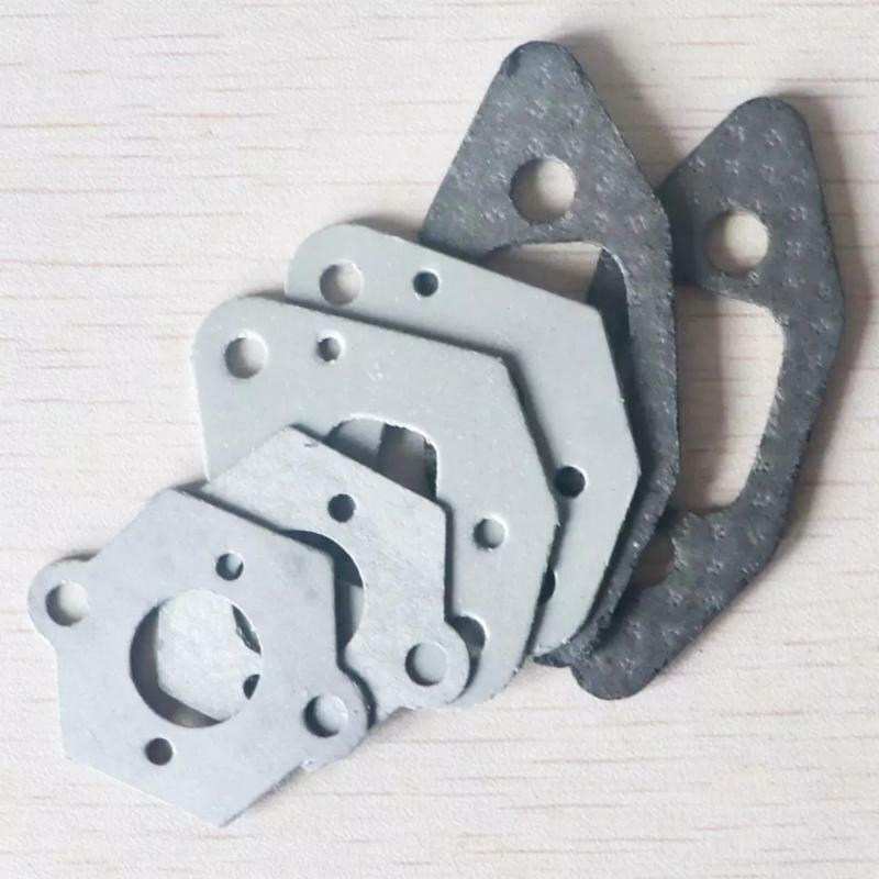 2 Set Portable Carburetor Intake Manifold Muffler Gasket Compatible w/ P350 351