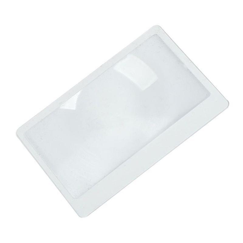 Reading Magnifier Lens PVC Credit Card Size Reading Magnifying Lens Wallet Lens