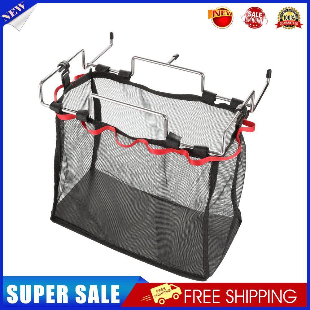Outdoor Camping Foldable Table Storage Net Bag Picnic BBQ Hanging Shelves
