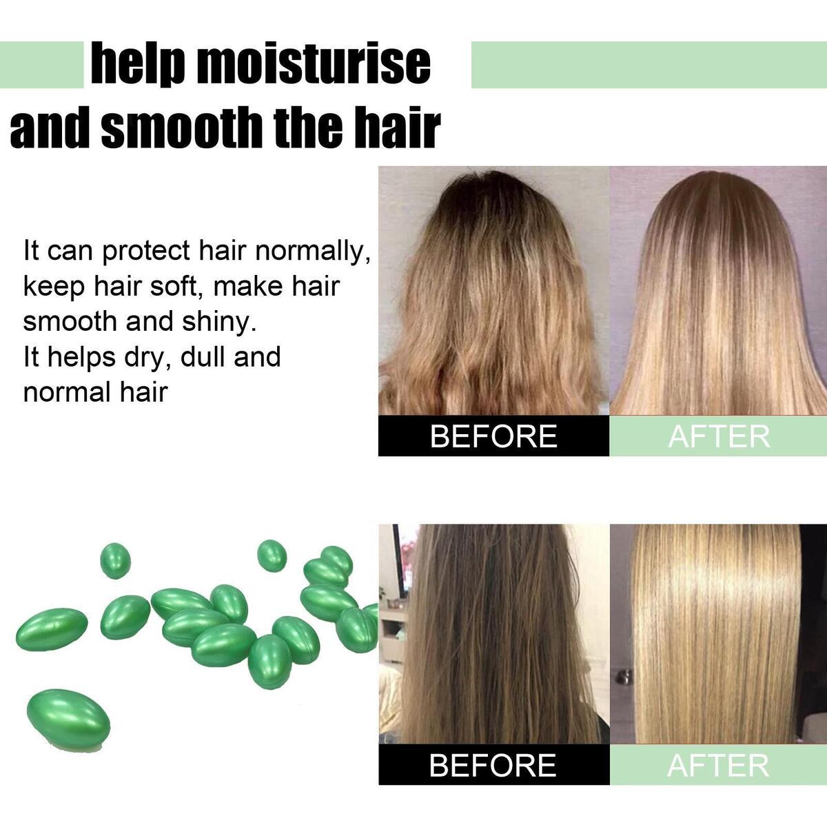 Hair Serum Capsules Softness & Shine Hair Deep Conditioning Hair Care