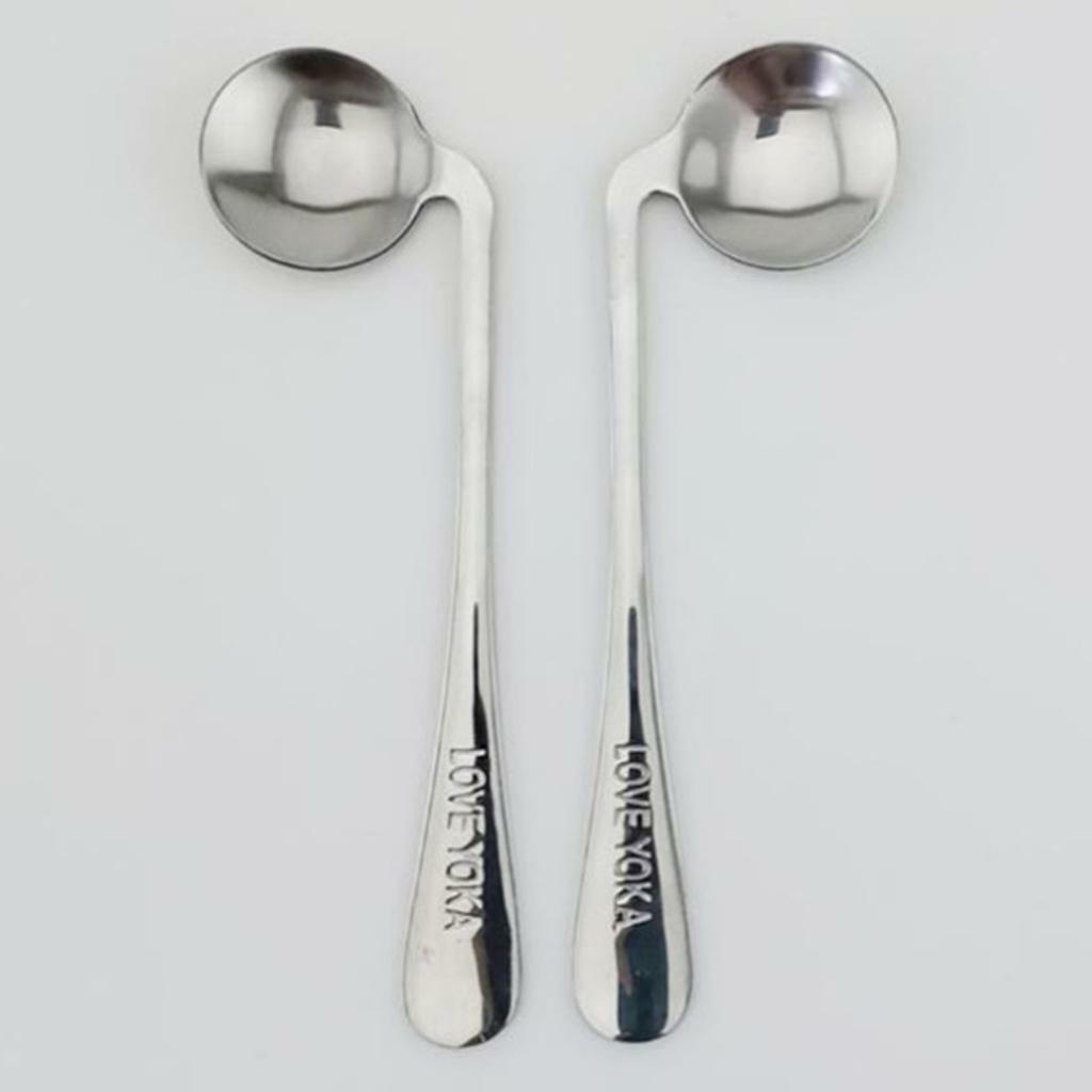 2x Stainless Steel Adaptive Feeding   Tremors Patients Utensils