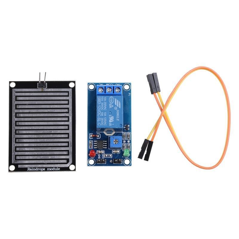 12V Raindrop Controller Relay Module Foliar Humidity Waterless Switch Rainsensor