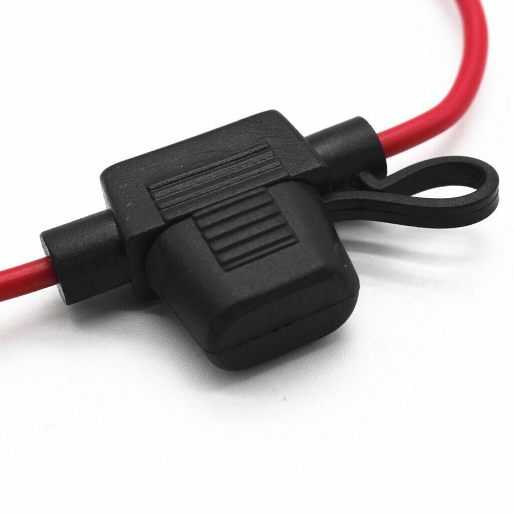 5PC In-line Fuse Holder Mini Blade Fuse + 14AWG Cable DC 12V 20A Fuses for Car