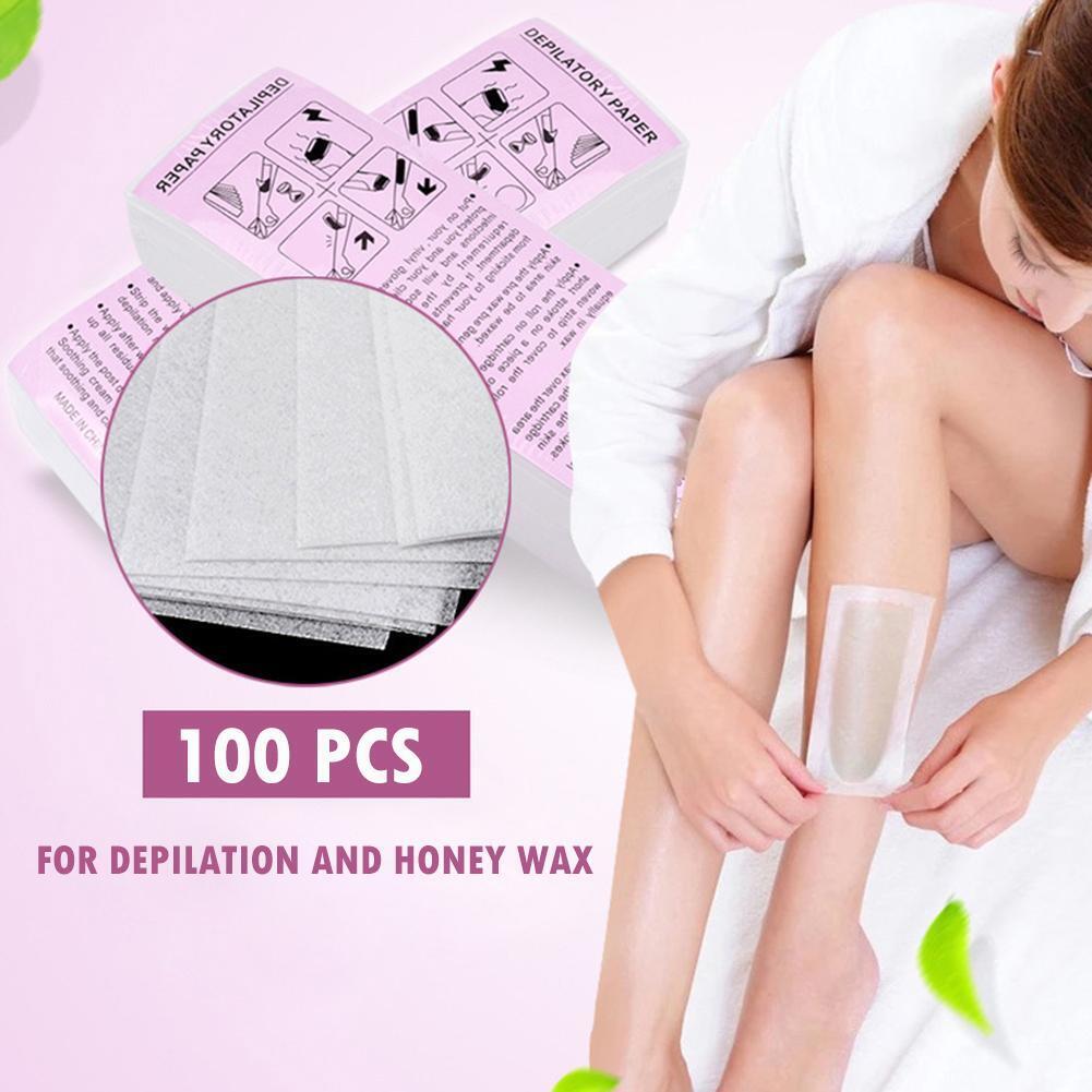 Thicken Non-Woven Depilatory Paper for Face Body Hair Removal (1 Pack)