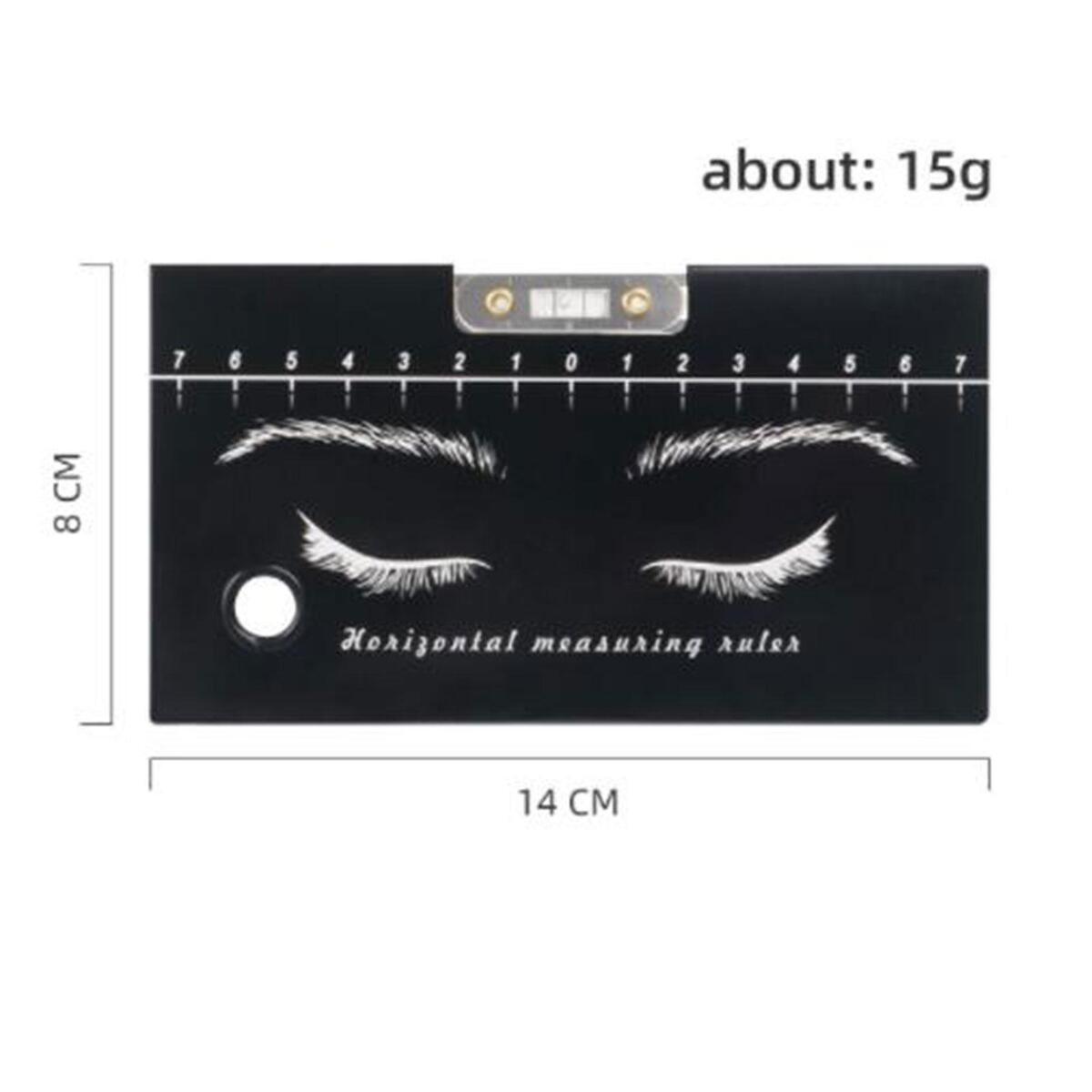 Eyebrow Ruler  Positioning Stainess Steel  Reusable