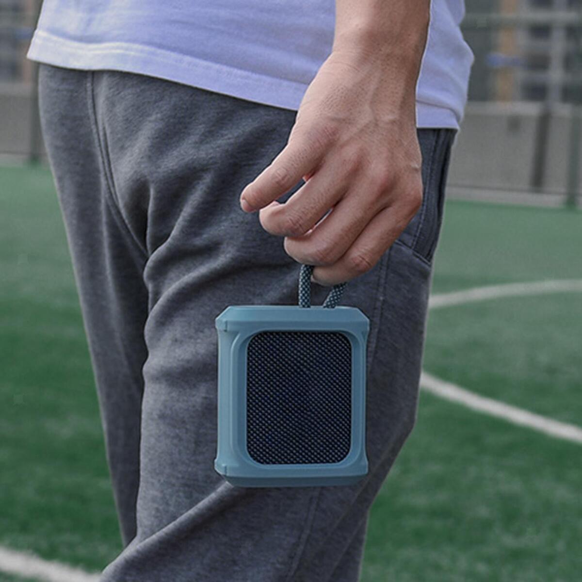 Blue Silicone Case Sleeve Cover for JBL Go 3 Portable Speaker Waterproof