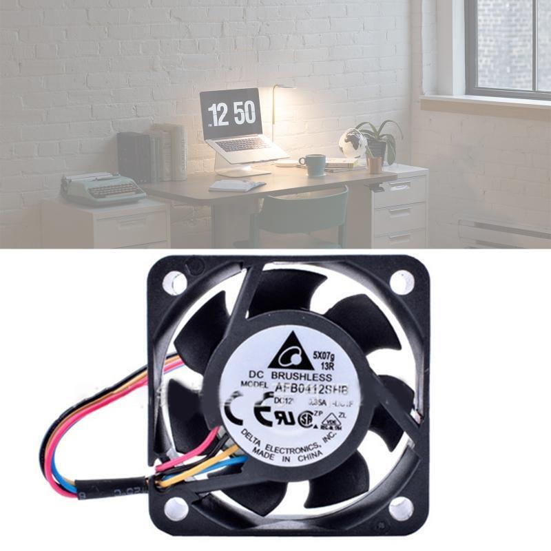 12000 rpm DC Brushless Cooling Fan AFB0412SHB PWM Miner Cooling Fans 4P 12V