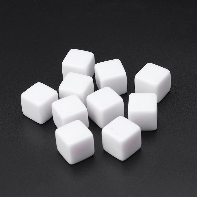 Acrylic Blank Dice 6 Sided Party Family DIY Games for Party,DIY Games,Kids Print