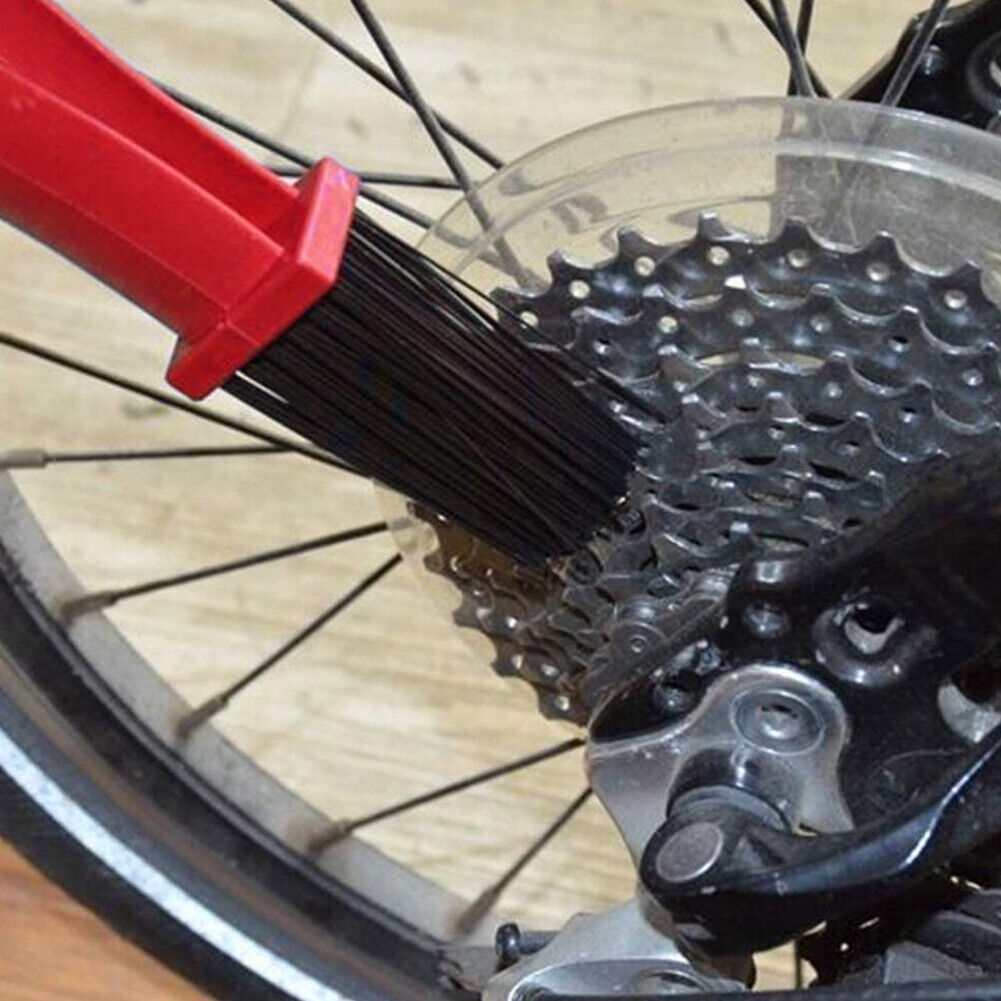 2pcs Motorcycle Bicycle Chain Cleaning Brush MTB Road Bike Chain Scrubber