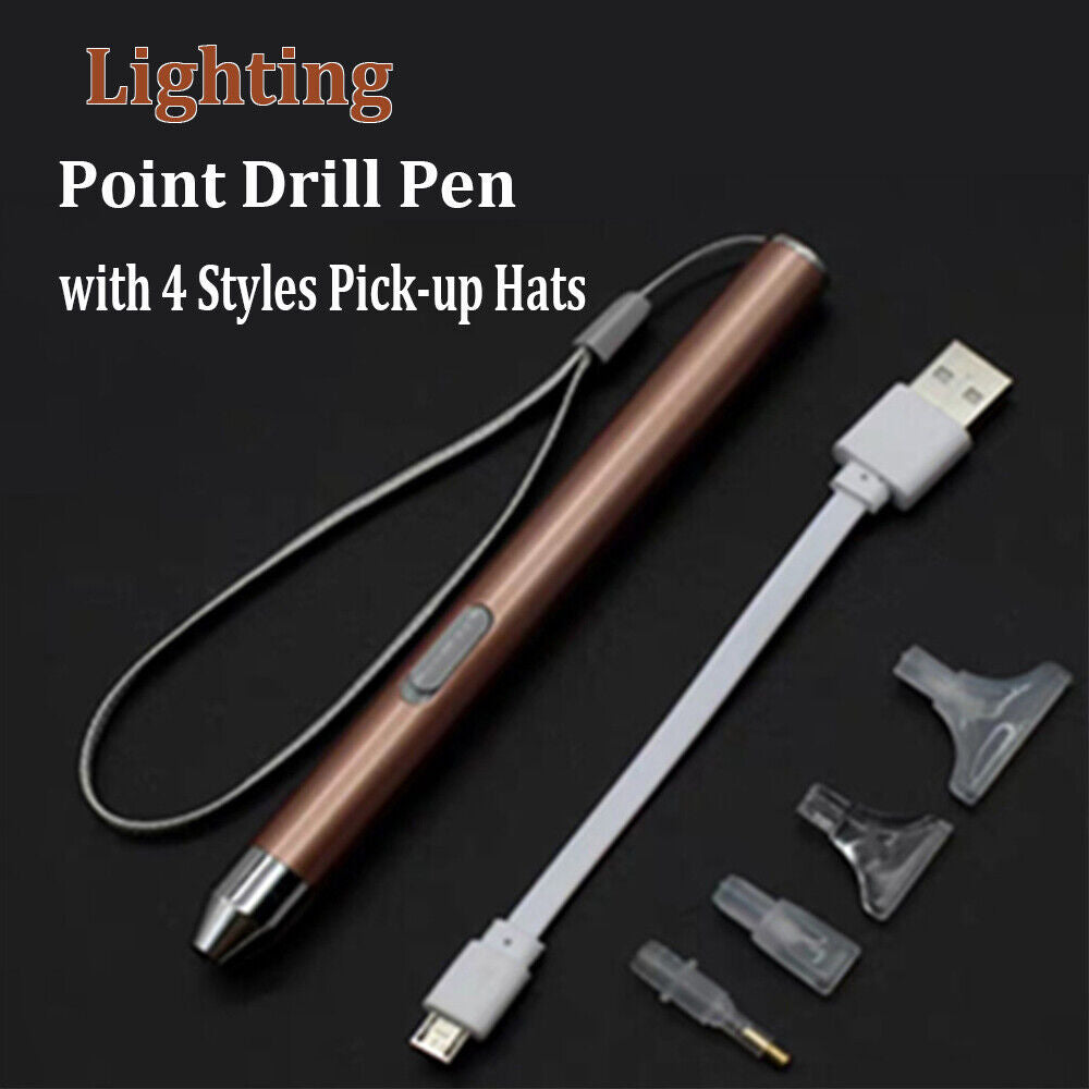 5D USB Diamond Painting Diamond Painting Lighting Point Drill Pen Accessories
