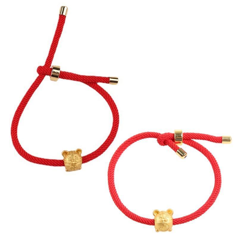12 Chinese Zodiac Sign Animal Charm Bracelet Adjustable Lucky Red Bracelet