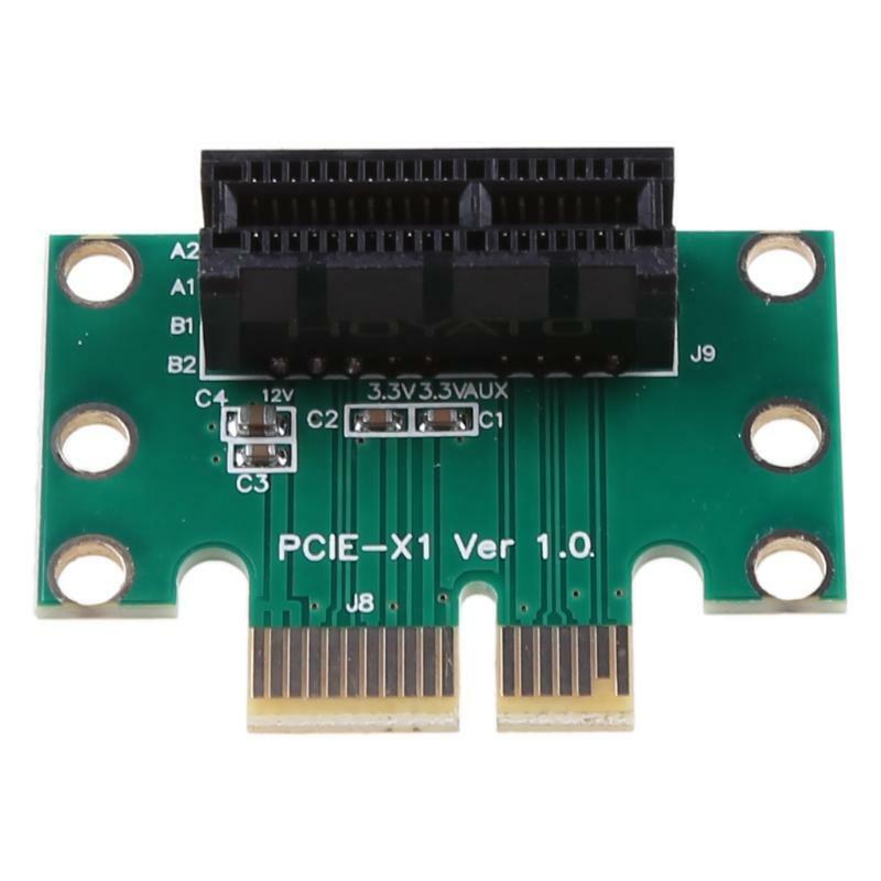 PCI Express X1 Adapter Riser Card PCIE X1 to X1 Slot Converter Card 90 Degree