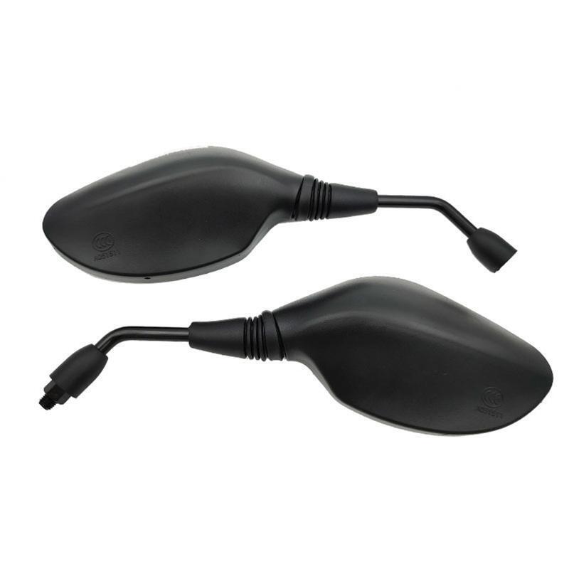 1 Pair Adjustable Rearview Mirrors Set Revesing Mirror Handle Bar End Motorcycle