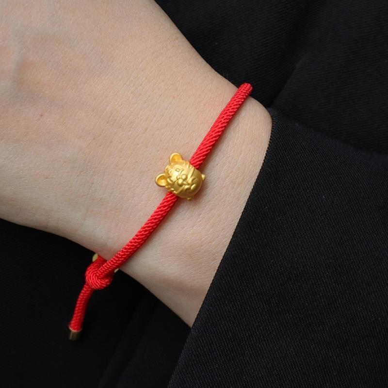 12 Chinese Zodiac Sign Animal Charm Bracelet Adjustable Lucky Red Bracelet