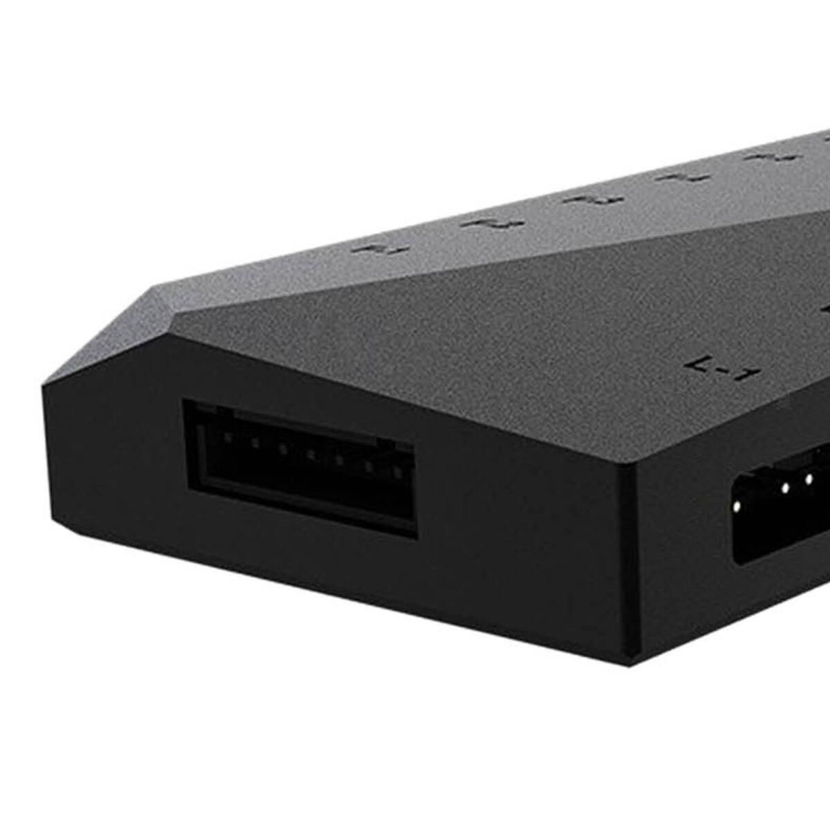 ARGB Hub PWM Fan Controller 5V 3Pin SATA Power Supply Connectors, for Chassis