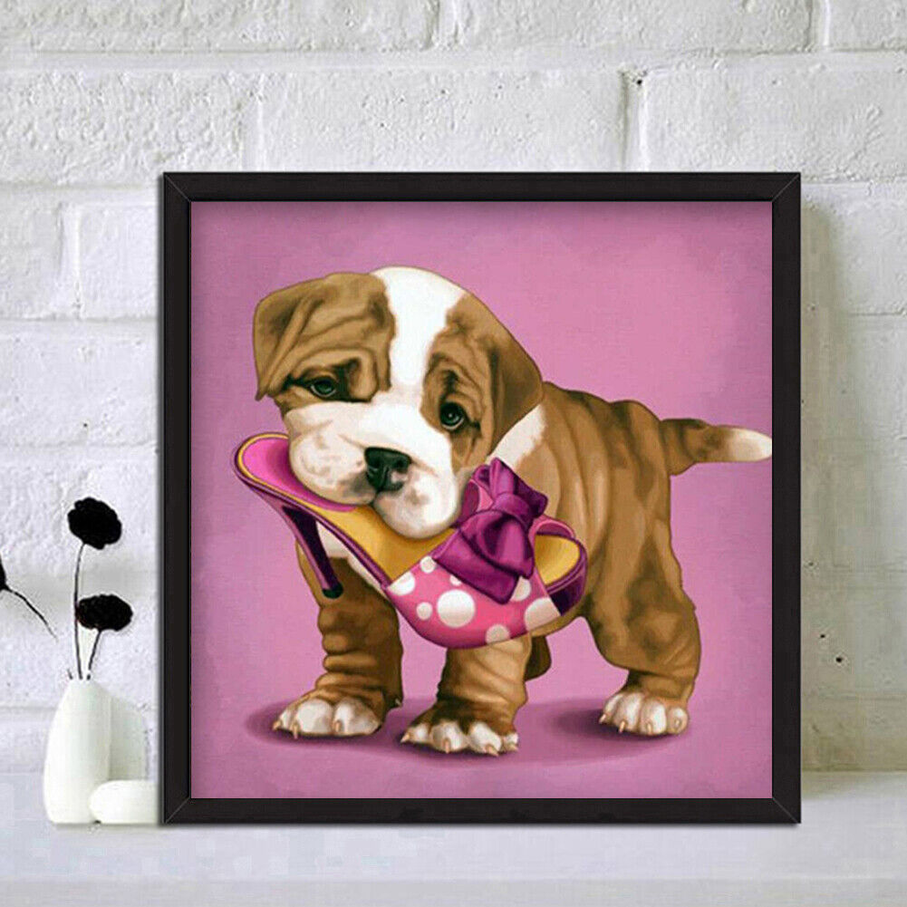 Cartoon Dog Full Drill Round Diamond Painting Mosaic for Bead Art (A2155)