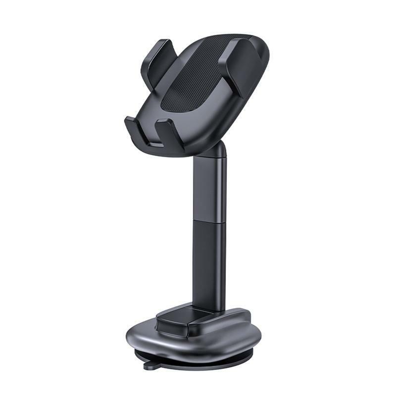 Black Durable Suction Cup Car Phone Holder Compatible with Smart Phone