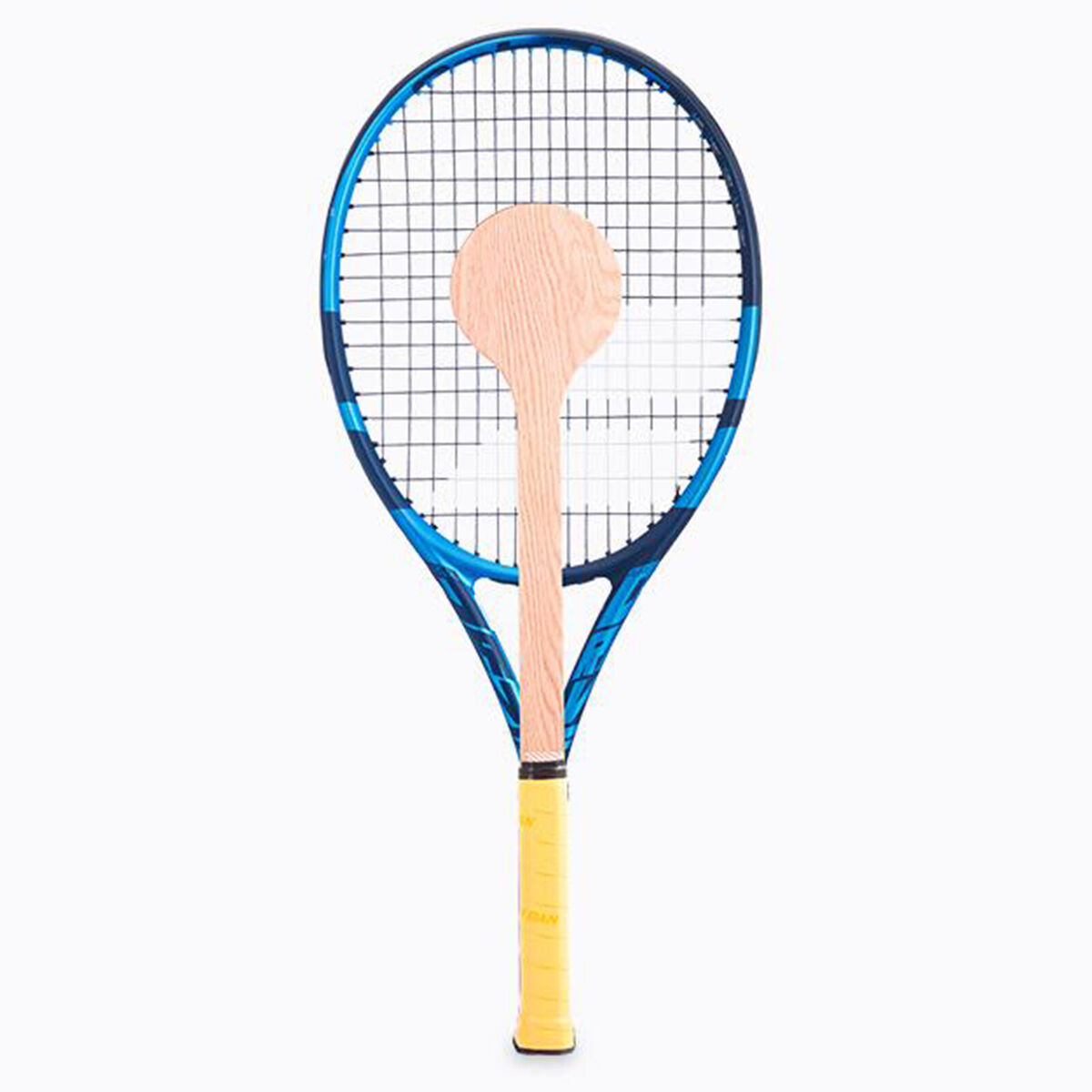 Tennis er Spoon Beginner Mid  Training Racket Gear Yellow