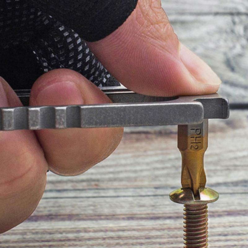 Practical Emergency Tool Frt Home Outdoor Survival Tool Titanium Alloy Portable