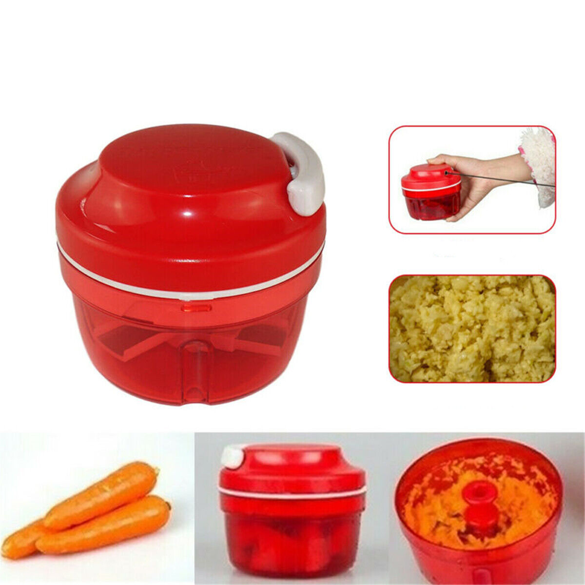 Onion Garlic Chopper Dicer Mincer Shredder Food Meat Fruit Vegetable Blender