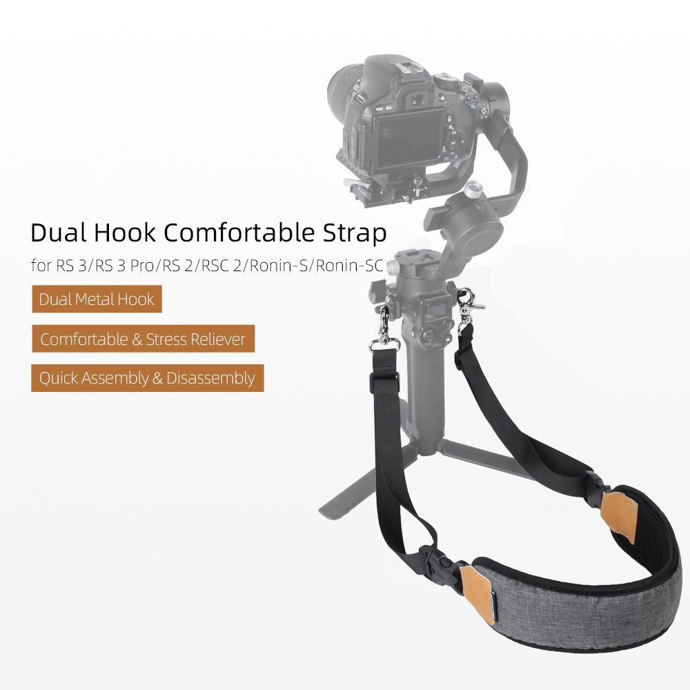 Neck Strap Shoulder Adjustable Lanyard For DJI Ronin RS3 Pro/RSC 2/RS 2/S/SC