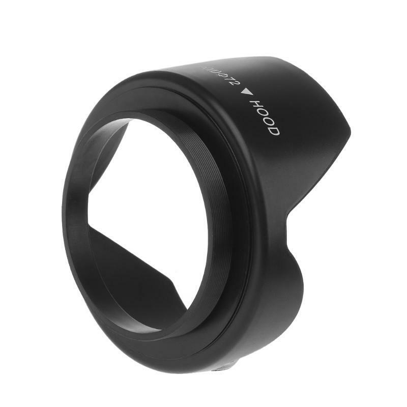 72mm Screwed Flower Petal Sunshade Lens Hood For Nikon Sony DSLR Camera