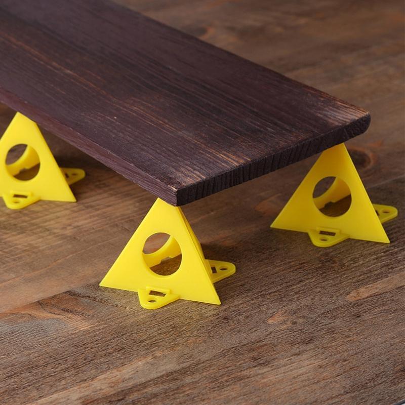Triangle Paint Pads Feet Carpenter Painter Tools for Field Use 10 Pieces
