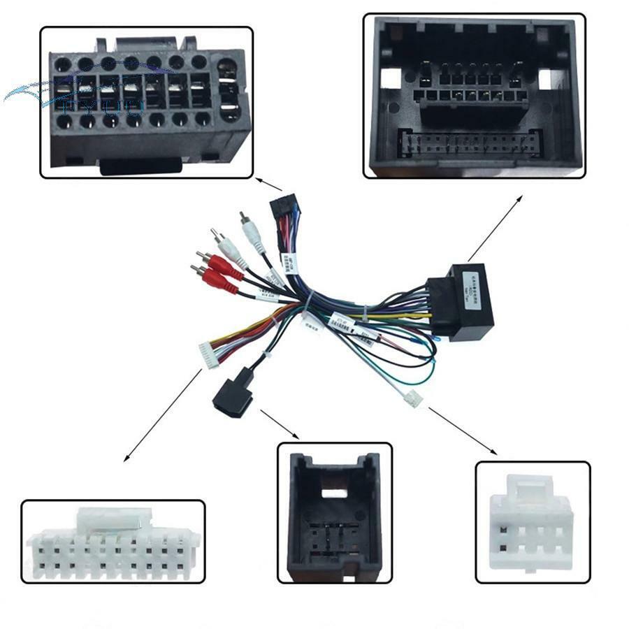 1pc Car 16 Pin Radio Player Power Cable Wire Harness W/Canbus Box For Chevrolet