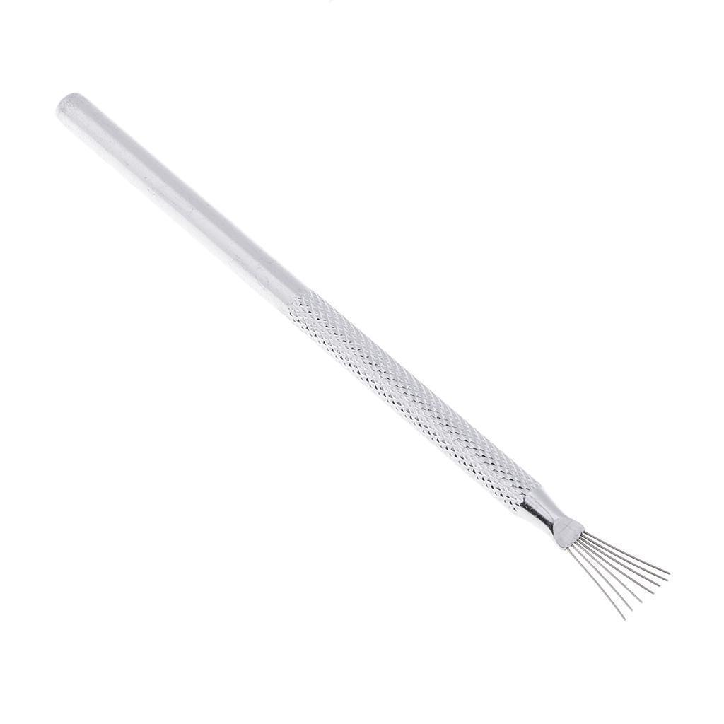 Aluminium Wire Clay DIY Sculpting Tool 7 Pins Ceramics Pottery Texture Brush