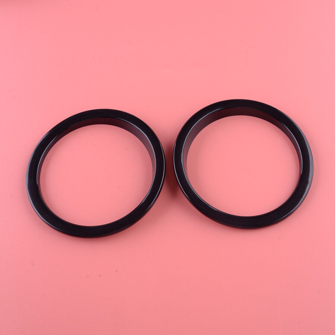 2pcs Front Turn Signal Light Trim Cover Bezel Fit For Jeep Wrangler JK 2007-17
