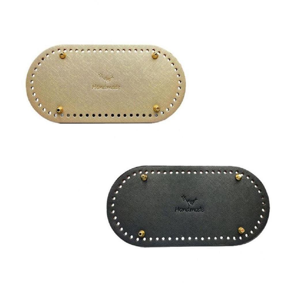 2x Crochet Bags Nail Bottom Shaper Pad Inserts Cushion for Purse Wallet