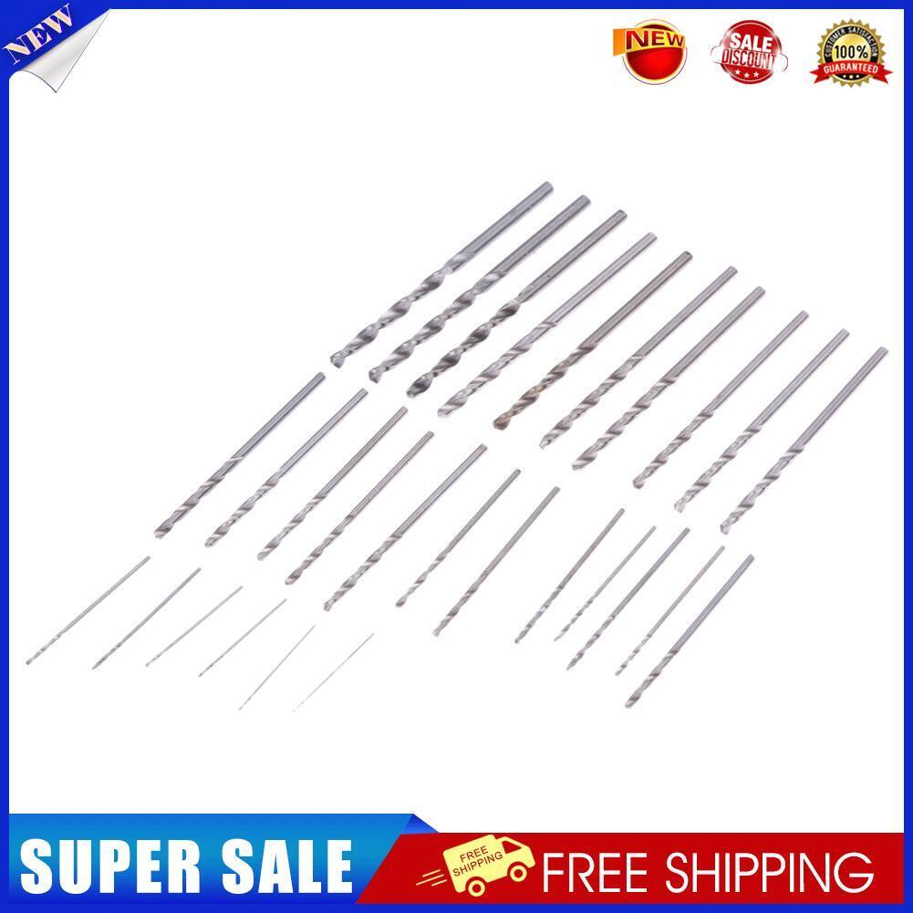 28Pcs Mini Micro HSS Twist Drill Bits Set Metric Sizes 0.3-3.0mm For PCB Cr
